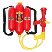 SPRING PARK Fireman Cosplay Backpack Water Spray Nozzle Extinguisher Outdoor Sports Kids Toy